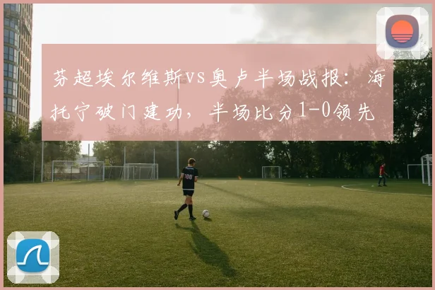 芬超埃尔维斯vs奥卢半场战报：海托宁破门建功，半场比分1-0领先